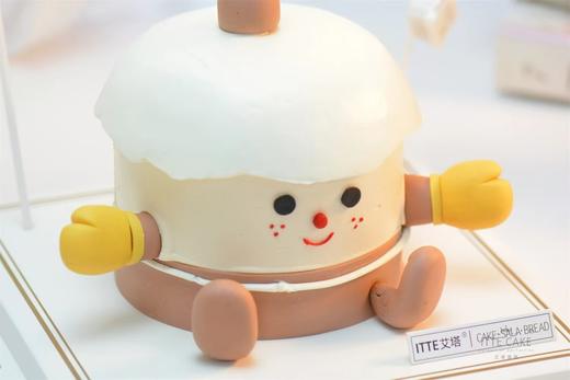 【可爱蜡烛人】动物奶油、新鲜水果夹心，戚风蛋糕胚，翻糖装饰；熊熊燃烧的蜡烛，不仅传递着光和热，还有… 商品图1