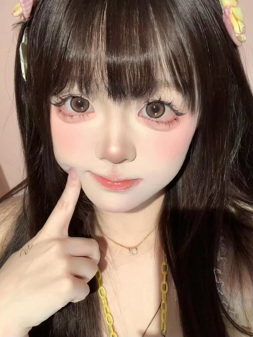 wecute半年抛 可可奶糖  棕/泡泡墨蓝 14.5mm  非离子 商品图2