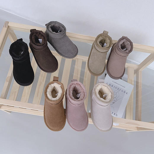 JDUUGG2023冬季新品儿童雪地靴男女保暖童鞋加绒加厚防滑宝宝棉靴 商品图1