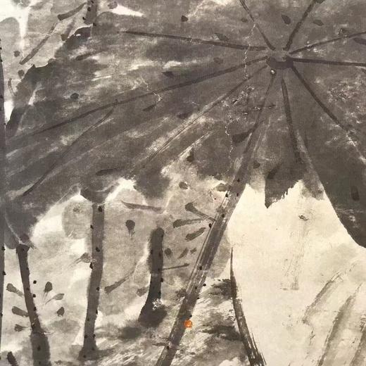 特别推荐：《八大山人 墨荷图》画心约为59*117cm，装裱后成品尺寸为65*200CM，同样的非常巨大的，198元 商品图3