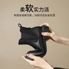 ZHR切尔西靴女气质短靴2024秋冬新款加绒瘦瘦靴平底马丁靴烟筒靴 商品缩略图6