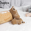 预售10天发|Safiya/索菲娅2024冬季魔术贴休闲加绒保暖外穿厚底羊羔毛毛鞋 SF44112006 商品缩略图6