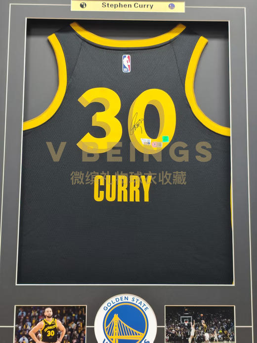 收藏系列 库里 勇士队24赛季绝杀款 亲笔签名球衣 商品图2