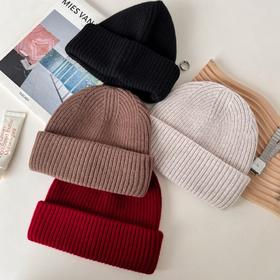 老米优品🎈3-5天。羊毛帽！好温暖《100%澳洲进口绵羊毛帽子》冬日不可或缺美好小物，gao品质系列！韩系针织羊毛帽子 MZ241126A