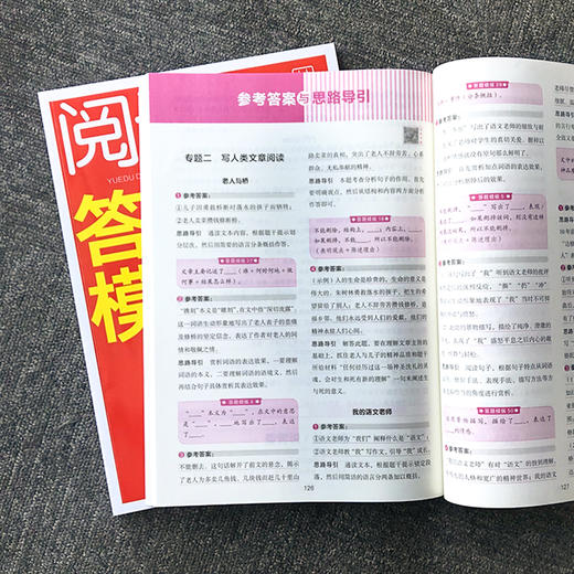 语文阅读答题模板1-6年级 商品图11