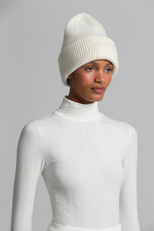Cordova - Cordova Beanie - Alabaster - 女装 - 毛线帽 - 白色 商品图1