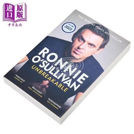 【中商原版】坚不可摧 牢不可破 罗尼 奥沙利文自传 新书 斯诺克运动员 Unbreakable 英文原版 Ronnie O Sullivan 火箭 商品图4