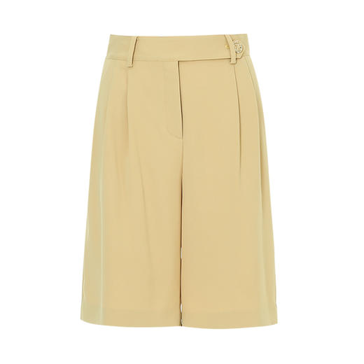 EITIE爱特爱春季新款显瘦舒适通勤百搭西装短裤7705406 商品图5