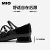 MIO米奥甜美复古玛丽珍鞋闪钻交叉扣带女单鞋M251440717 商品缩略图4