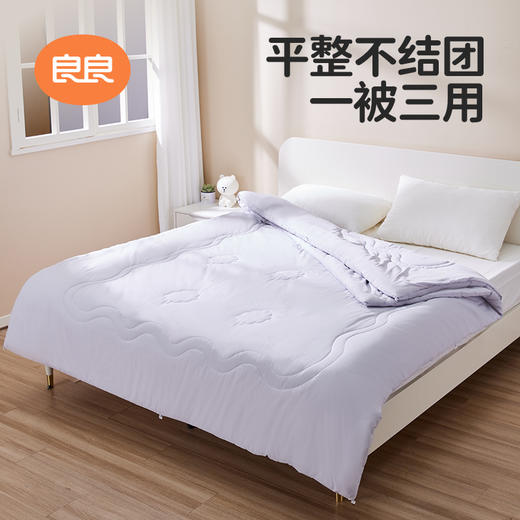 良良月满西楼大豆纤维子母被2443070179520灰200*230CM 商品图0