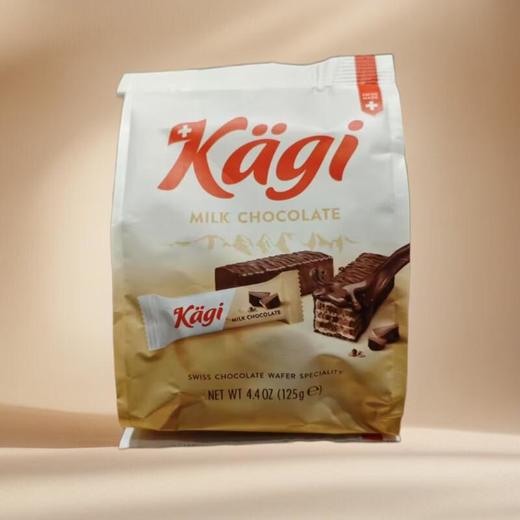瑞士卡奇迷你牛奶巧克力威化饼干 125g/袋 商品图0