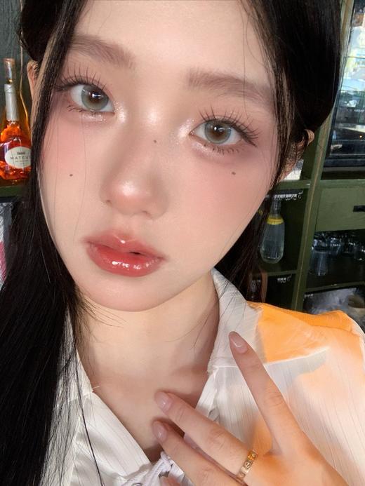 Annieone日抛 琥珀星星/乌云小猫/琉璃公仔/鎏金公爵 日抛无售后 棕灰蓝 14.2-14.5mm 商品图3