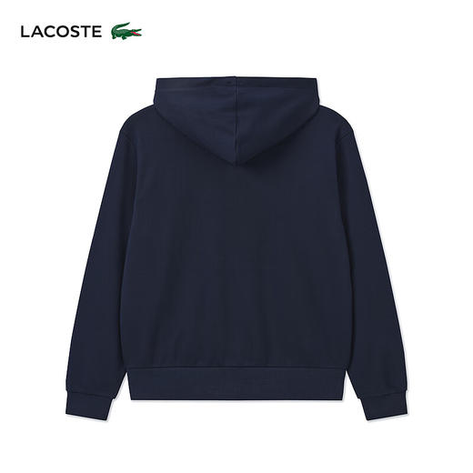 Lacoste法国鳄鱼男装新款纯色简约休闲开衫连帽卫衣外套SH1642-98 商品图4