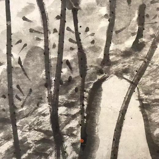 特别推荐：《八大山人 墨荷图》画心约为59*117cm，装裱后成品尺寸为65*200CM，同样的非常巨大的，198元 商品图4