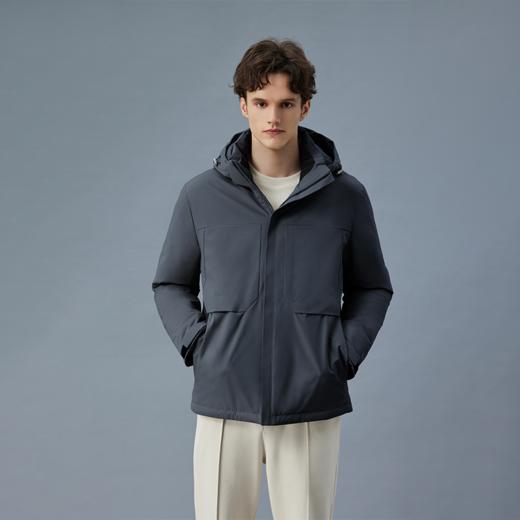 佐丹奴男装鸭绒可拆帽设计羽绒外套01074620 商品图3