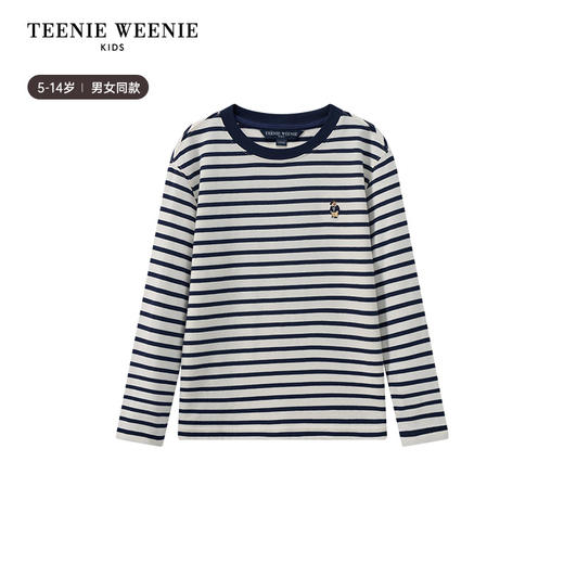TeenieWeenie Kids小熊童装男女童休闲条纹长袖纯棉T恤TKLS256382H 商品图5