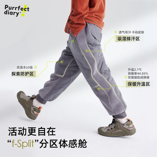 儿童徽标加厚休闲棉裤 PDK2442 商品图0