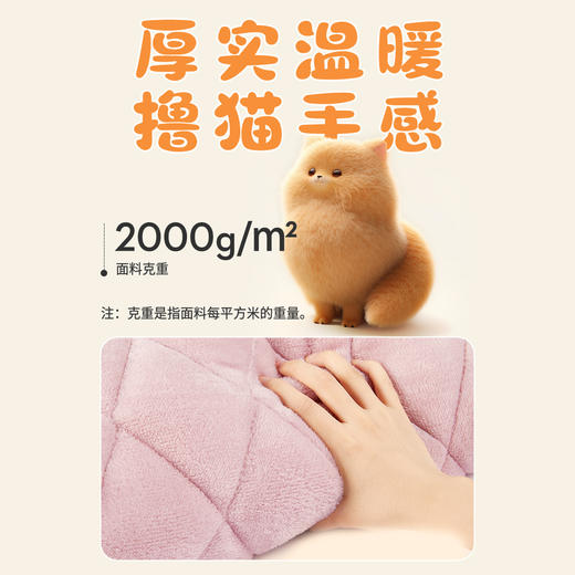 都市丽人秋冬睡衣长袖长裤法兰绒夹棉家居服2H30C6 商品图3