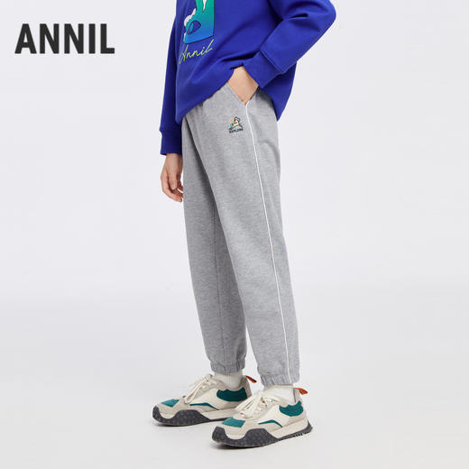 男童全腰针织单裤春季新款安奈儿童装EB516069 商品图0