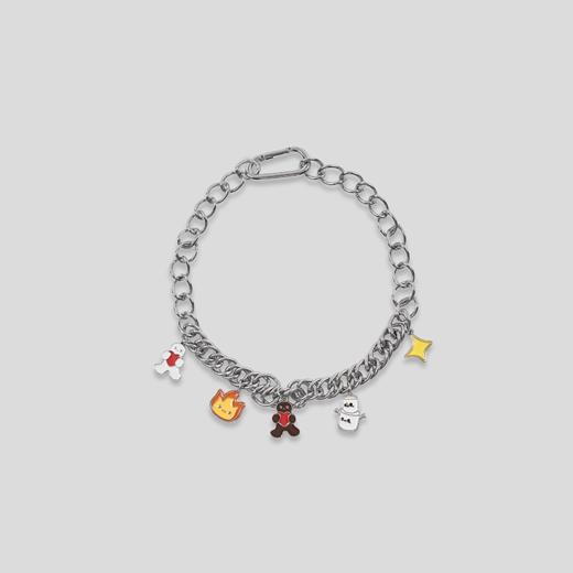 GOODBAI GOODEES粗链条爱心姜饼人挂坠项链 商品图0