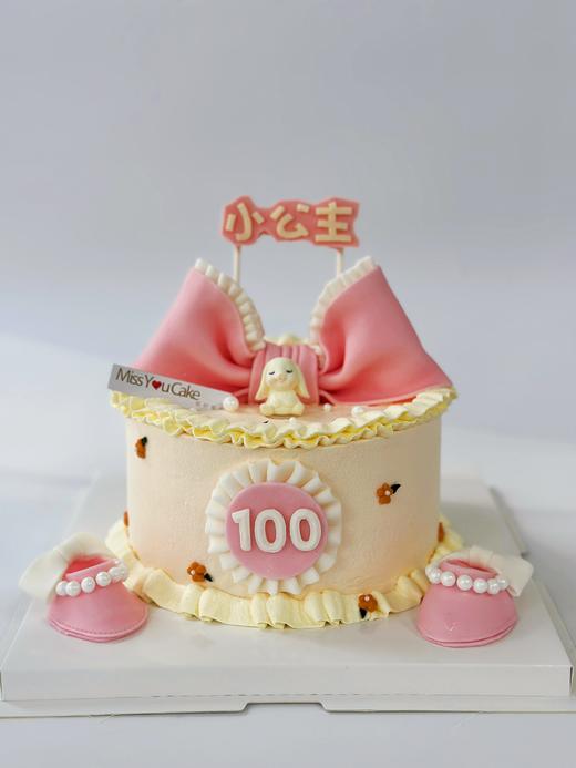 定制款裸蛋糕 - 粉色系小公主蛋糕 商品图0