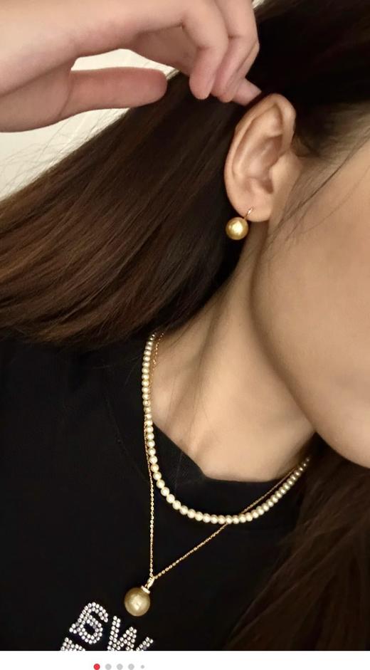 9mm-10mm金珠耳坠 商品图4