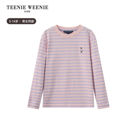 TeenieWeenie Kids小熊童装男女童休闲条纹长袖纯棉T恤TKLS256382H 商品图6