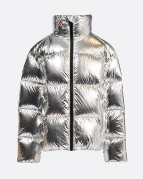 Perfect Moment - Nuuk Puffer Jacket - Silver Foil - 童装 - 滑雪夹克 - 银色