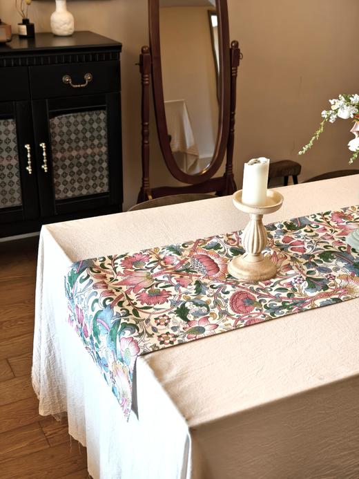 氛围感铁搭子❗️英国Morris经典名画系列茶巾桌旗！有从没见过的新花色❗️  ⭕️升级款双层茶巾✅经典画稿系列，三色可选  💰29元起独家秒杀，顶级艺术画作带回家！桌旗，还有新品纸巾抽 商品图10