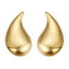 Oflye潮流饰品   哑光拉丝水滴耳钉女新款简约百搭耳环气质轻奢高级感秋冬耳饰 商品缩略图4