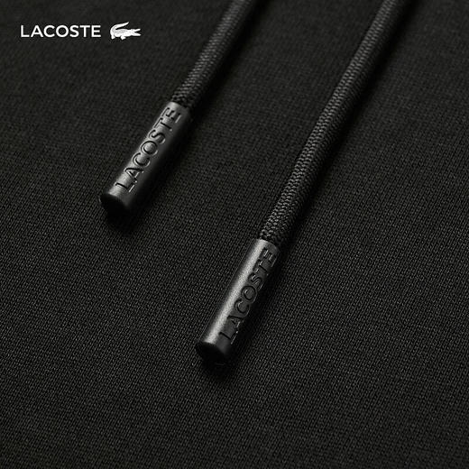 Lacoste法国鳄鱼男装新款套头纯色简约休闲抽绳连帽卫衣SH1643-98 商品图12