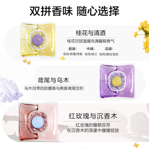 年货节 绽家双重爆香精油六合一洗衣凝珠38颗 商品图2