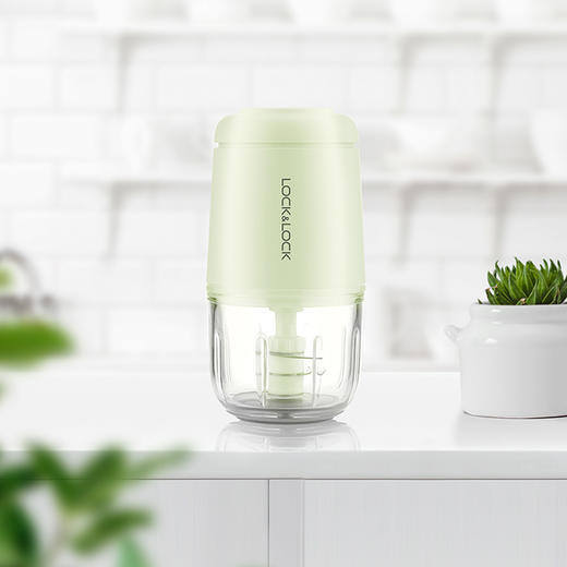乐扣/小家电迷你绞肉 碎肉机绿色150W 商品图5