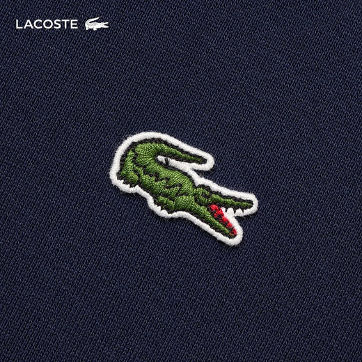 Lacoste法国鳄鱼男装新款纯色简约休闲开衫连帽卫衣外套SH1642-98 商品图6