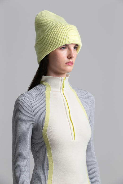 Cordova - Cordova Beanie - Citrus - 女装 - 毛线帽 - 柑橘色 商品图1