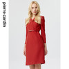 皮尔卡丹女装连衣裙春季新款休闲酒红色羊毛西装裙P3348E3929C0
 商品缩略图1
