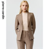 皮尔卡丹女装西装秋冬咖色高级感羊毛修身西服外套P3355U3954K1
 商品缩略图3