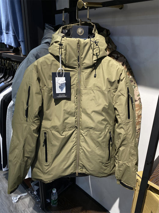 军鸟轻奢款!线下1W! 抗寒-30! 2024新款90白鸭绒防风防水保暖机能羽绒服男款 商品图7