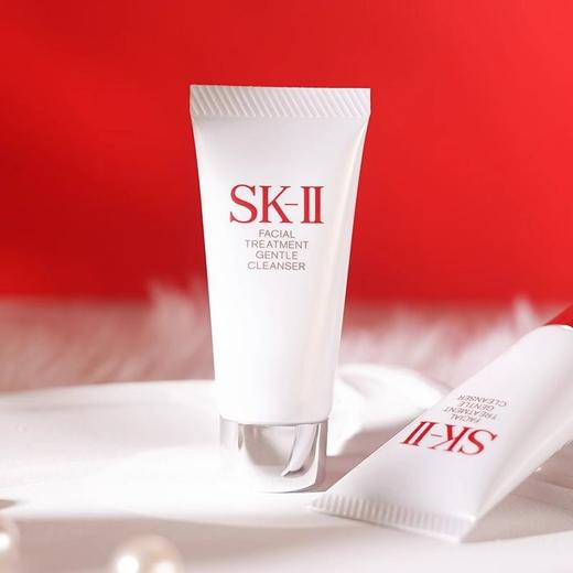 【致臻精华霜礼盒-拍1发6！】SK-II大红瓶面霜紧致修护保湿抗皱礼物礼盒 面霜80g+清莹露30ml*5+洗面奶20g 商品图7