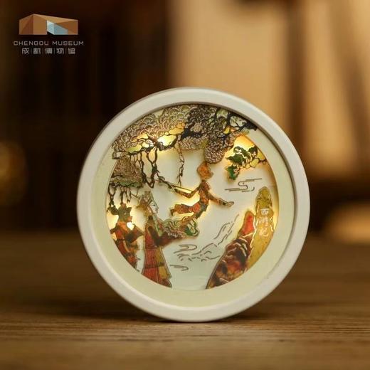 成都博物馆 皮影西游记西厢记纸雕灯冰箱贴 博物馆文创成都纪念品 商品图5
