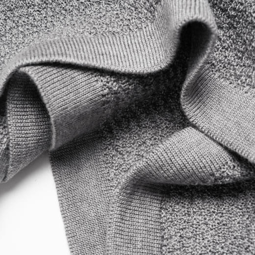 ROMI STUDIO60支羊毛混纺气质U领针织简约打底背心马甲23AWM881 商品图4