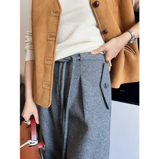 25特价 2411504   超厚 超厚 灰色长裤 商品图4