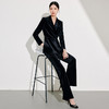IWY/黑色西装套装女新款秋冬轻奢高级感职业正装小西服丝绒套装24CP642 商品缩略图3