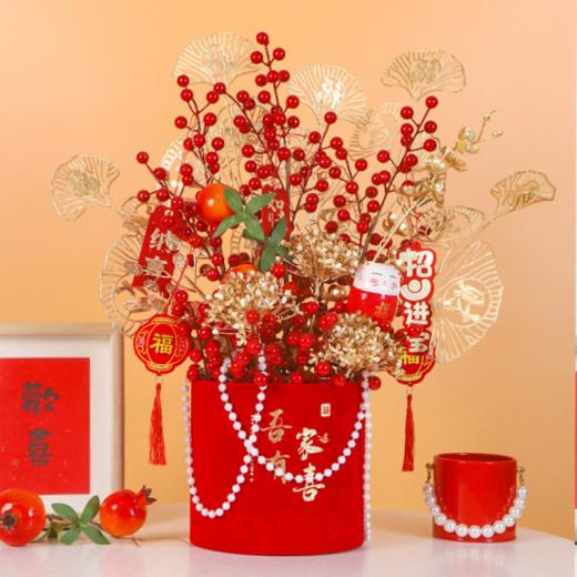 ♥️第一桶福气到【新年元宵花福桶合集】❗️满满福气“抱”回家🏠 新年到福气到🧧财气满满🧧 又是一年岁末，新年福桶摆出来，敬颂冬绥，平安喜乐，万事胜意。 商品图6
