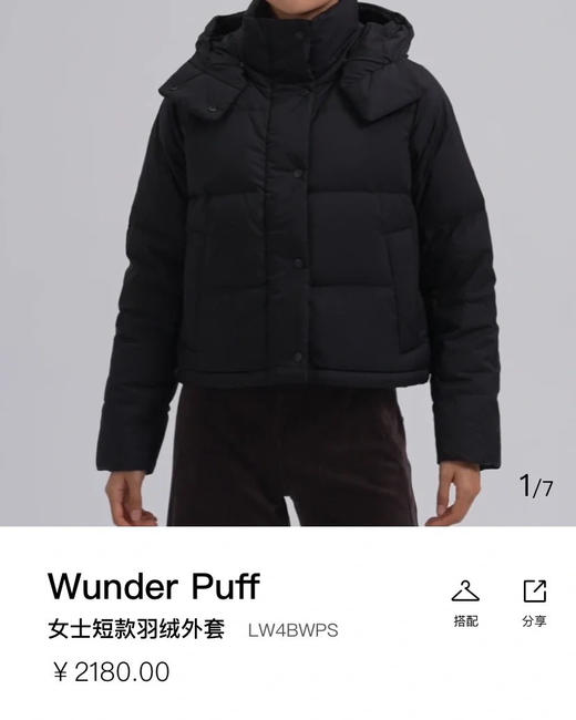 lu四格羽绒服220g绒 商品图5