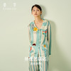 【云优选】七夕好物 |SANGLUO热带岛真丝睡衣套装100%桑蚕丝亲肤柔滑可外穿家居服春夏 商品缩略图1