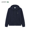 Lacoste法国鳄鱼男装新款纯色简约休闲开衫连帽卫衣外套SH1642-98 商品缩略图3