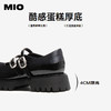 MIO米奥厚底皮带扣设计玛丽珍鞋酷感学院风休闲鞋M251414447 商品缩略图4