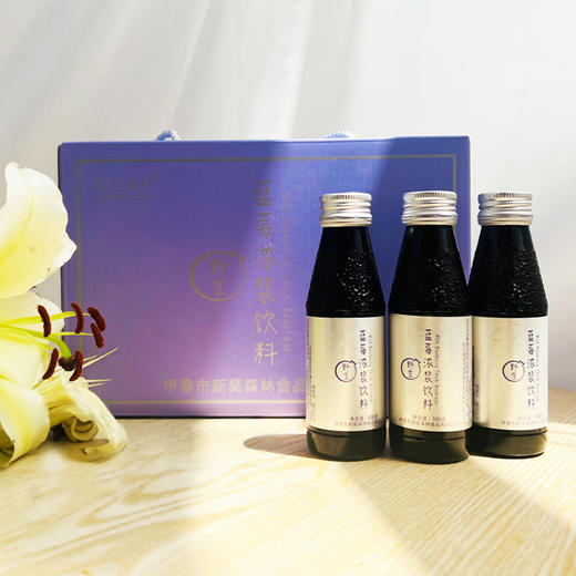 【野生蓝莓原浆】富含花青素 口味浓郁 养颜又护眼 缓解眼疲劳 配料表干净 酸甜口感 冰镇口感更佳 商品图4