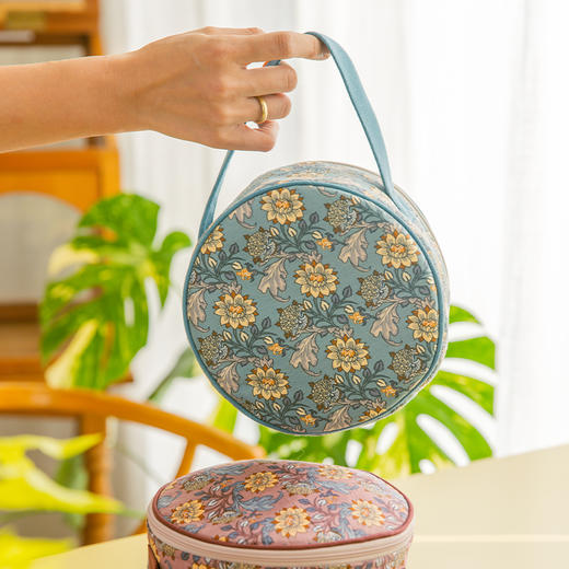 莫里斯化妆包女便携式大容量手提包小拎包收纳包轻奢高级感新款 商品图2